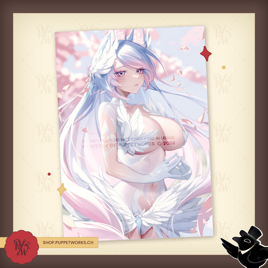 Silvervale Angel Print