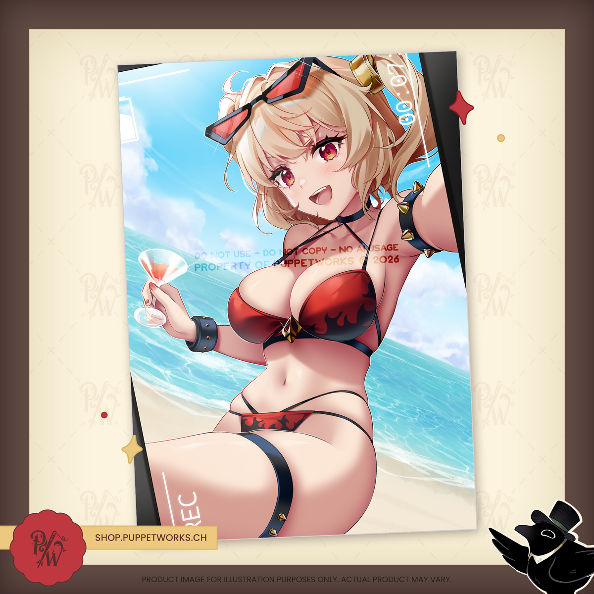 Burnice Beach Print